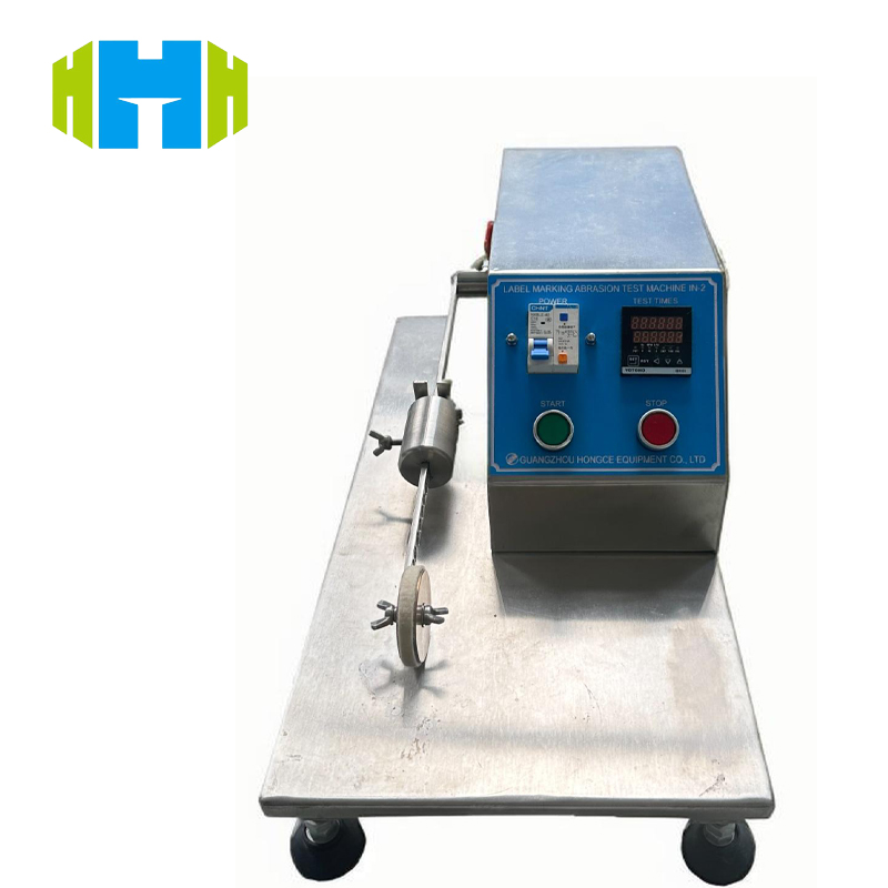 Label wear resistance testing machine